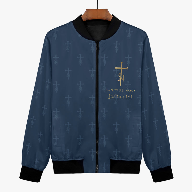 SANCTUS NOVA — ROYAL NAVY Signature Women's Bomber Jacket