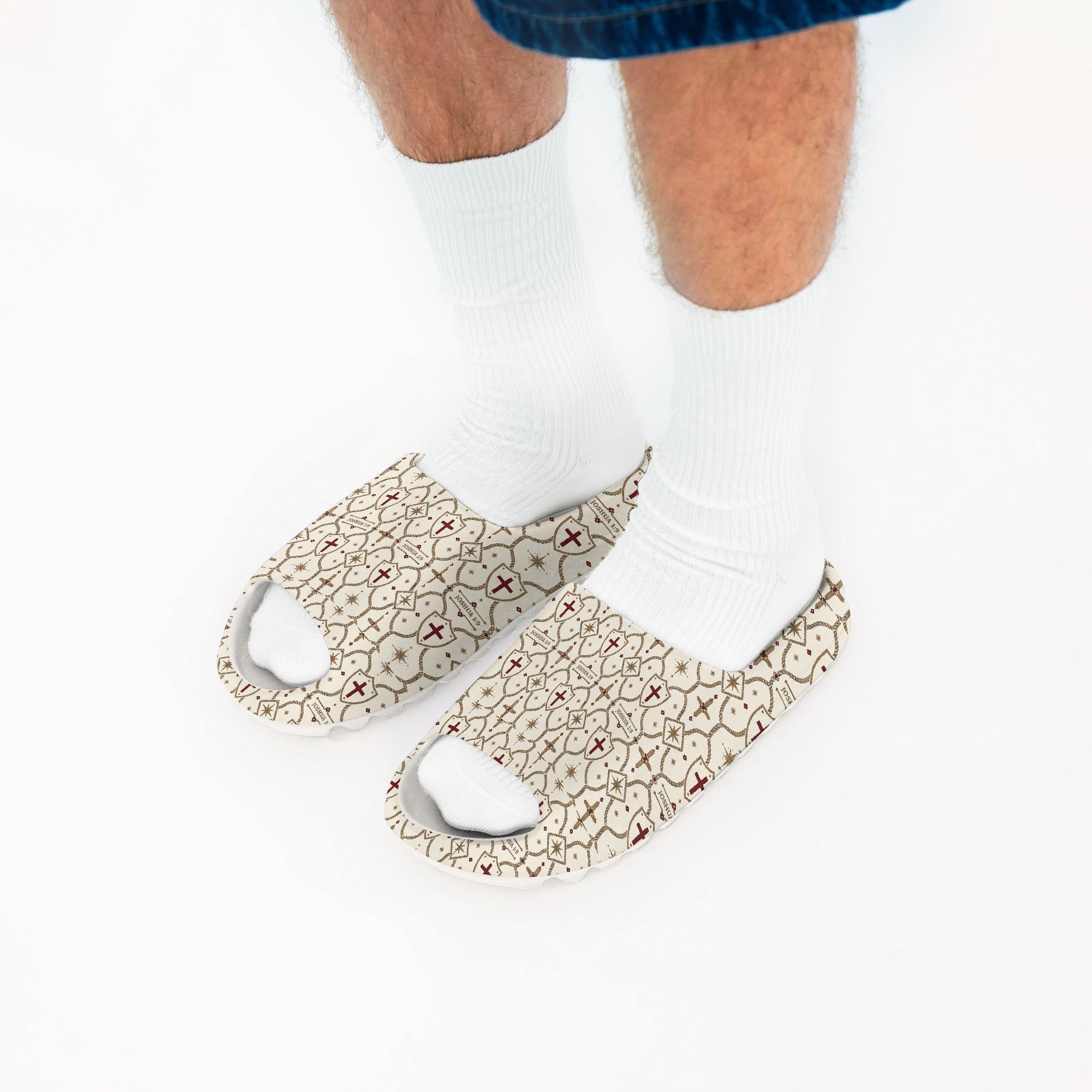 CARRY THE STANDARD slide in the ivory monogram — SANCTUS NOVA, view 3