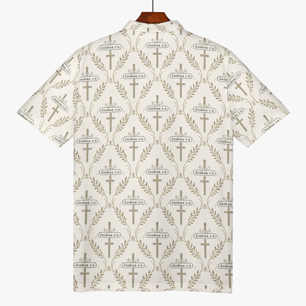 SANCTUS NOVA polo in ivory, view 1