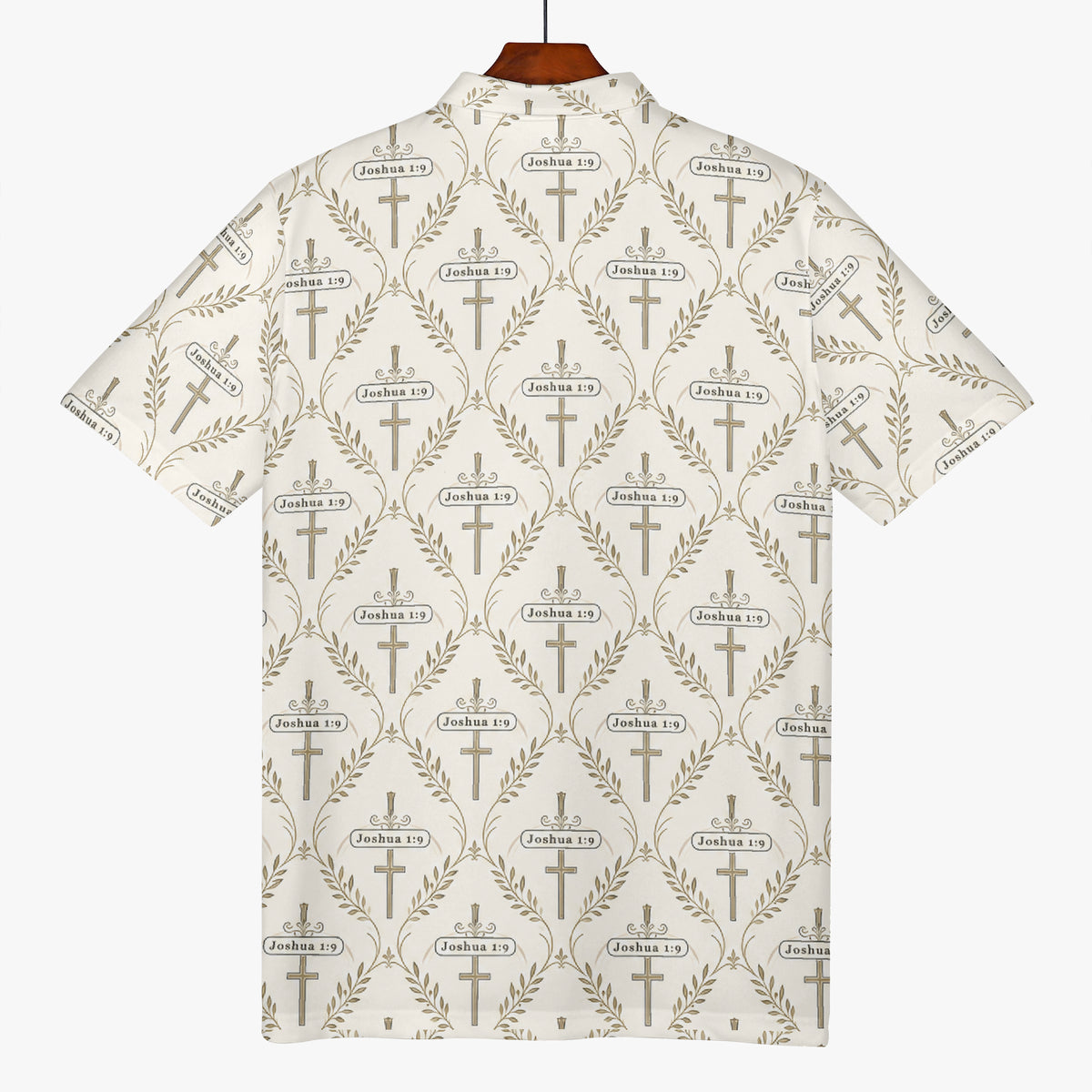 SANCTUS NOVA polo in ivory, view 1