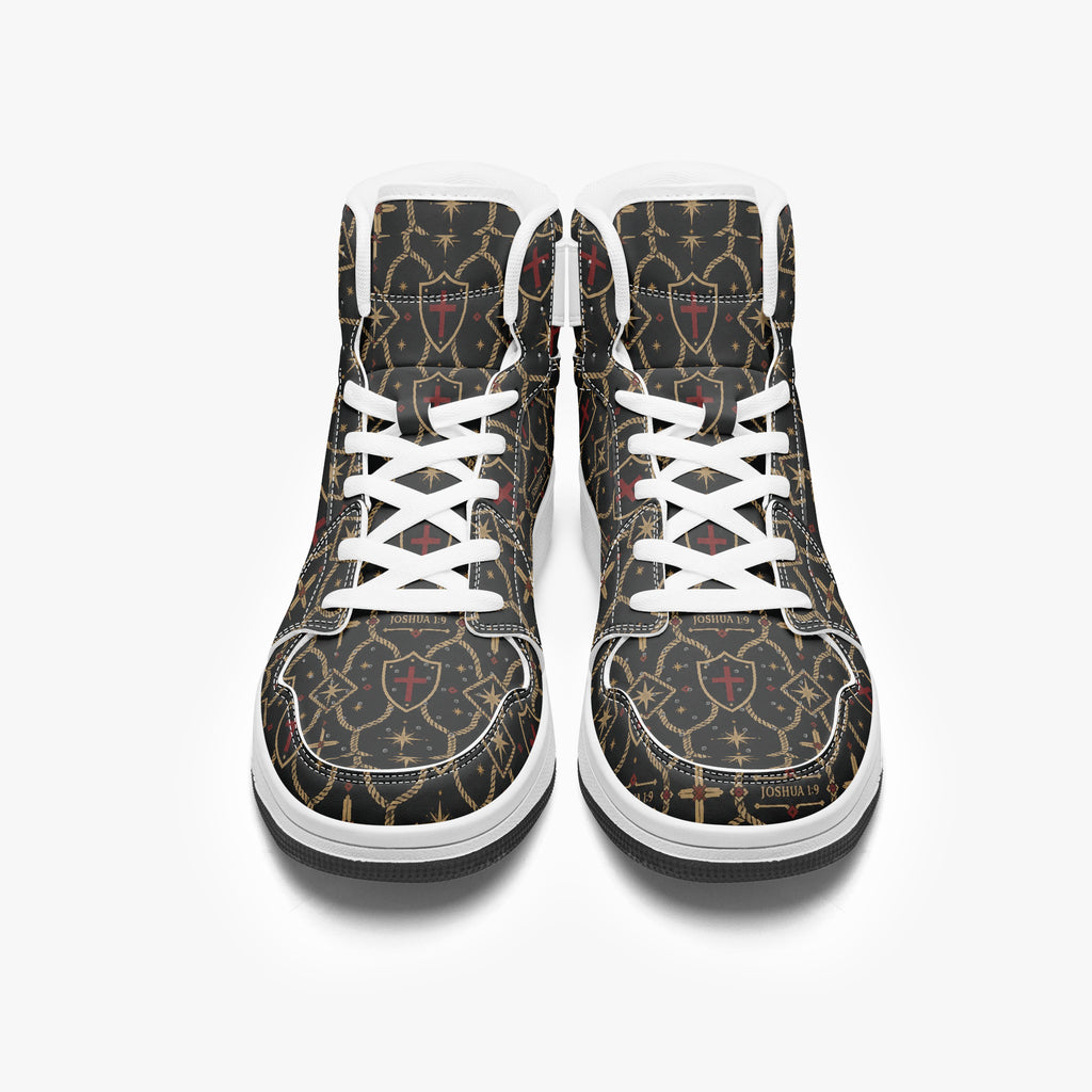 SANCTUS NOVA CARRY THE STANDARD high-top sneaker in the signature monogram, view 9