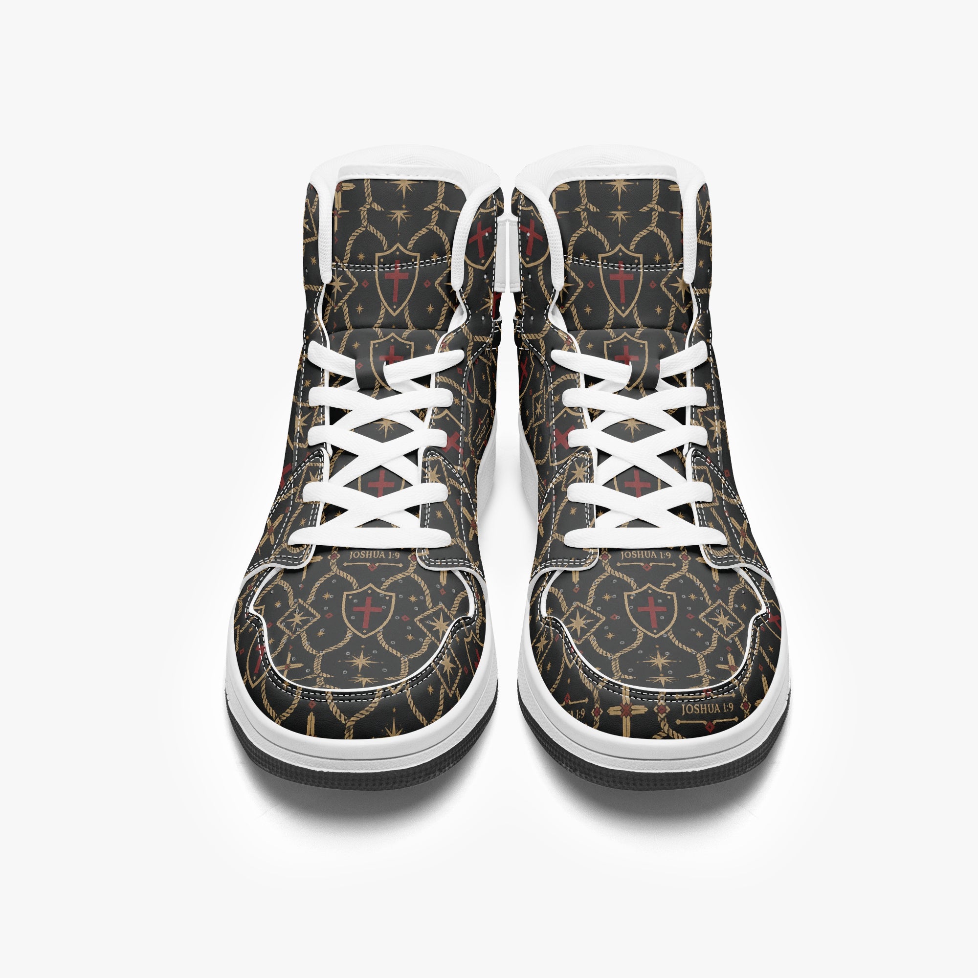 SANCTUS NOVA CARRY THE STANDARD high-top sneaker in the signature monogram, view 9