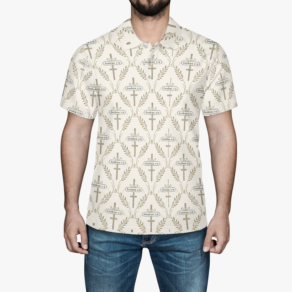 SANCTUS NOVA polo in ivory, view 2