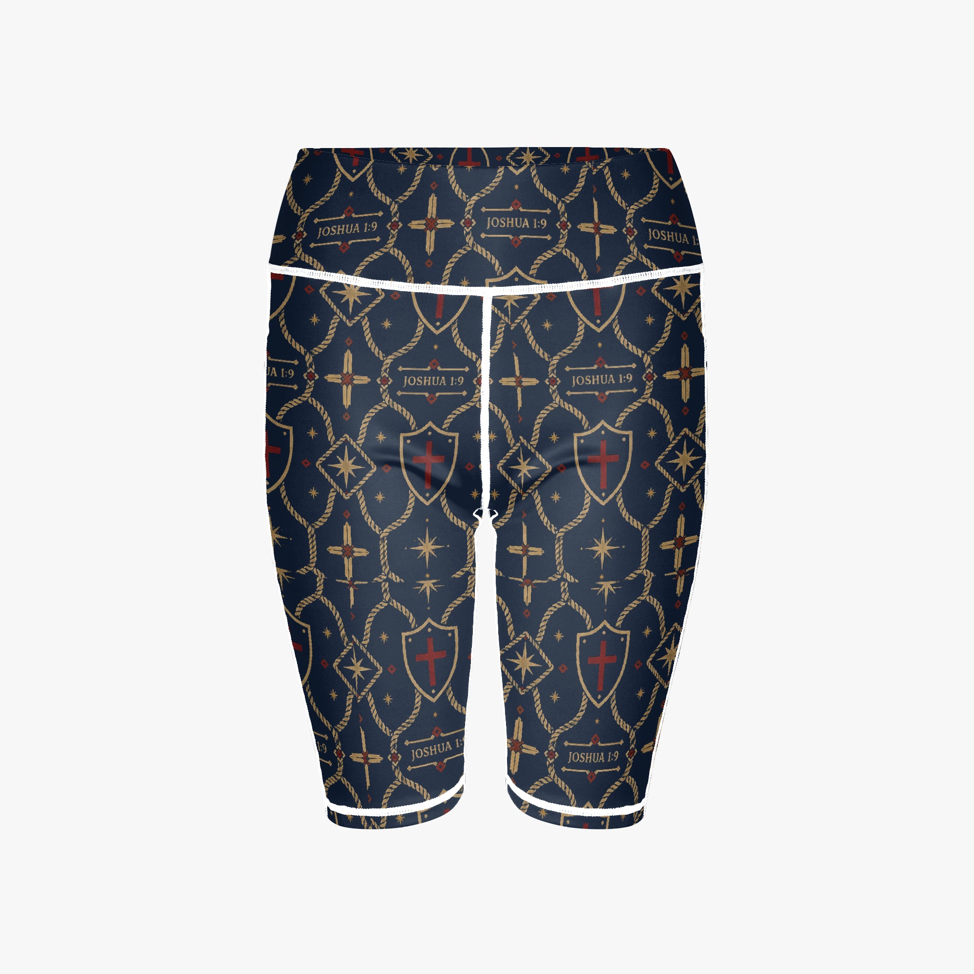CARRY THE STANDARD women's yoga shorts in signature black, high-rise waistband and side pocket