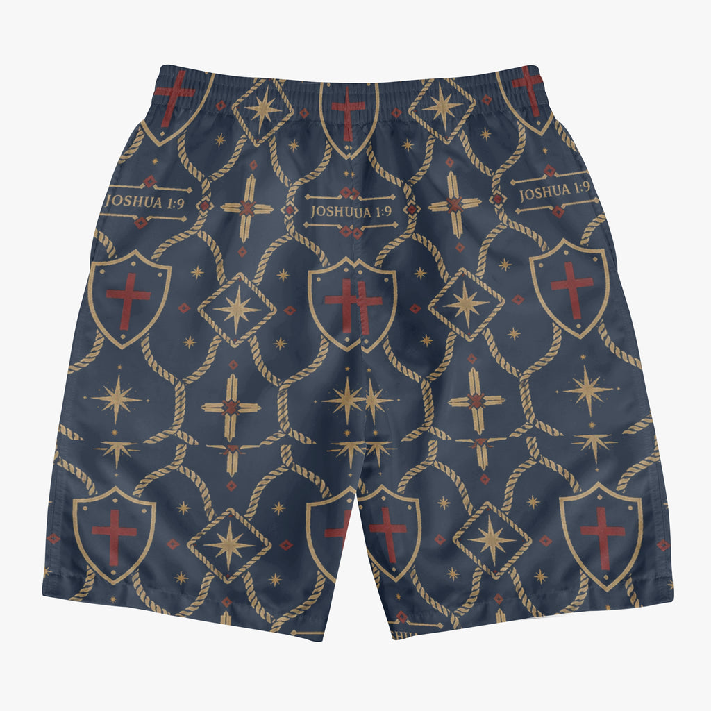 CARRY THE STANDARD board shorts in signature black, drawcord waistband detail