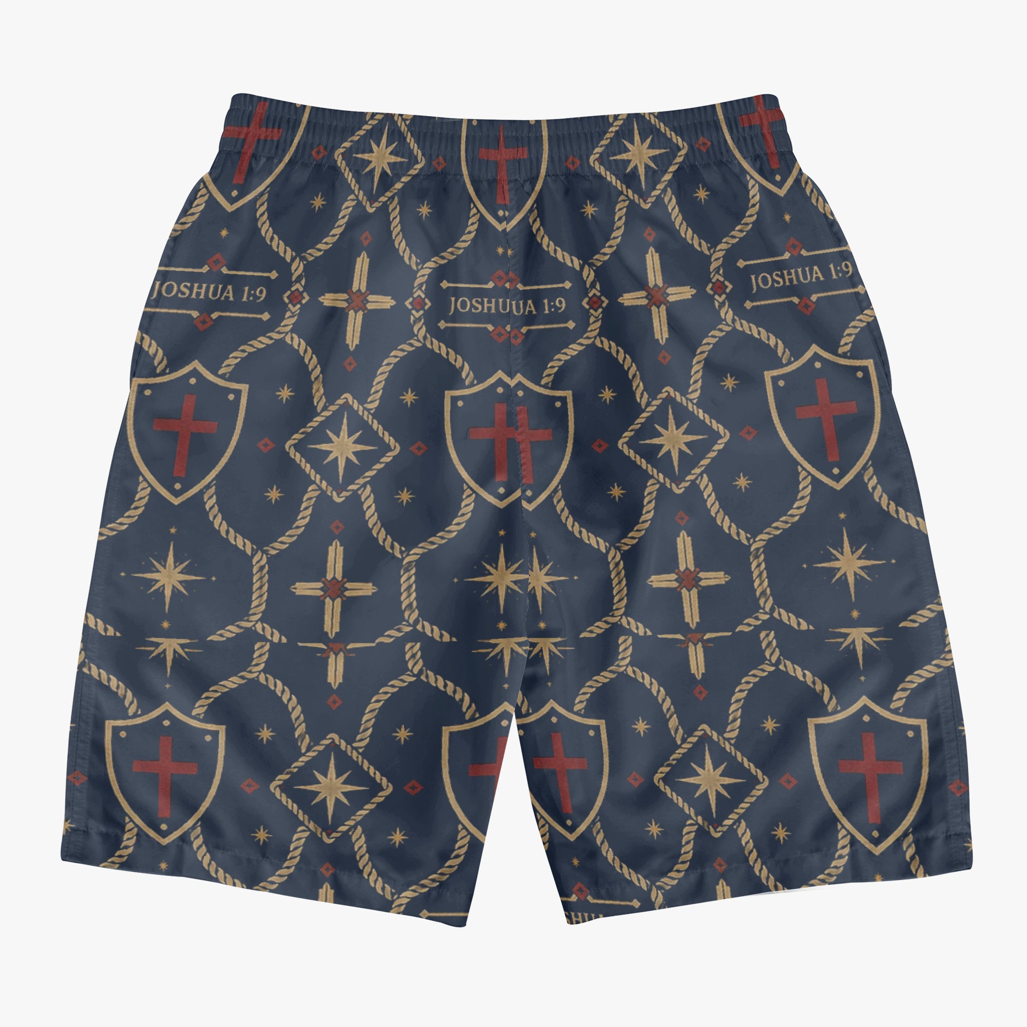 CARRY THE STANDARD board shorts in signature black, drawcord waistband detail