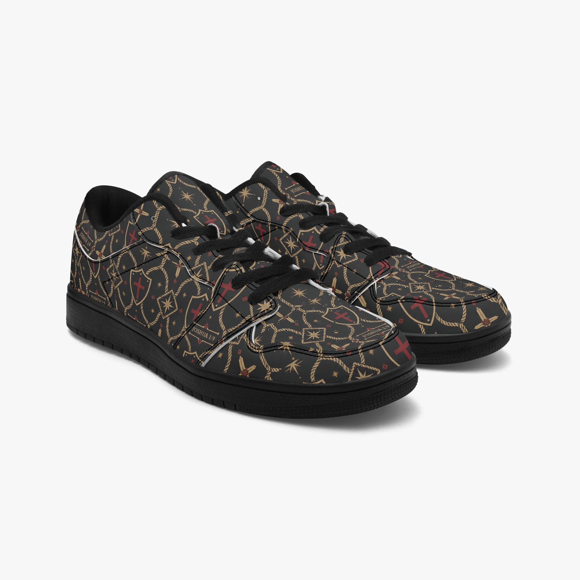 SANCTUS NOVA CARRY THE STANDARD low-top sneaker in the signature monogram, top view