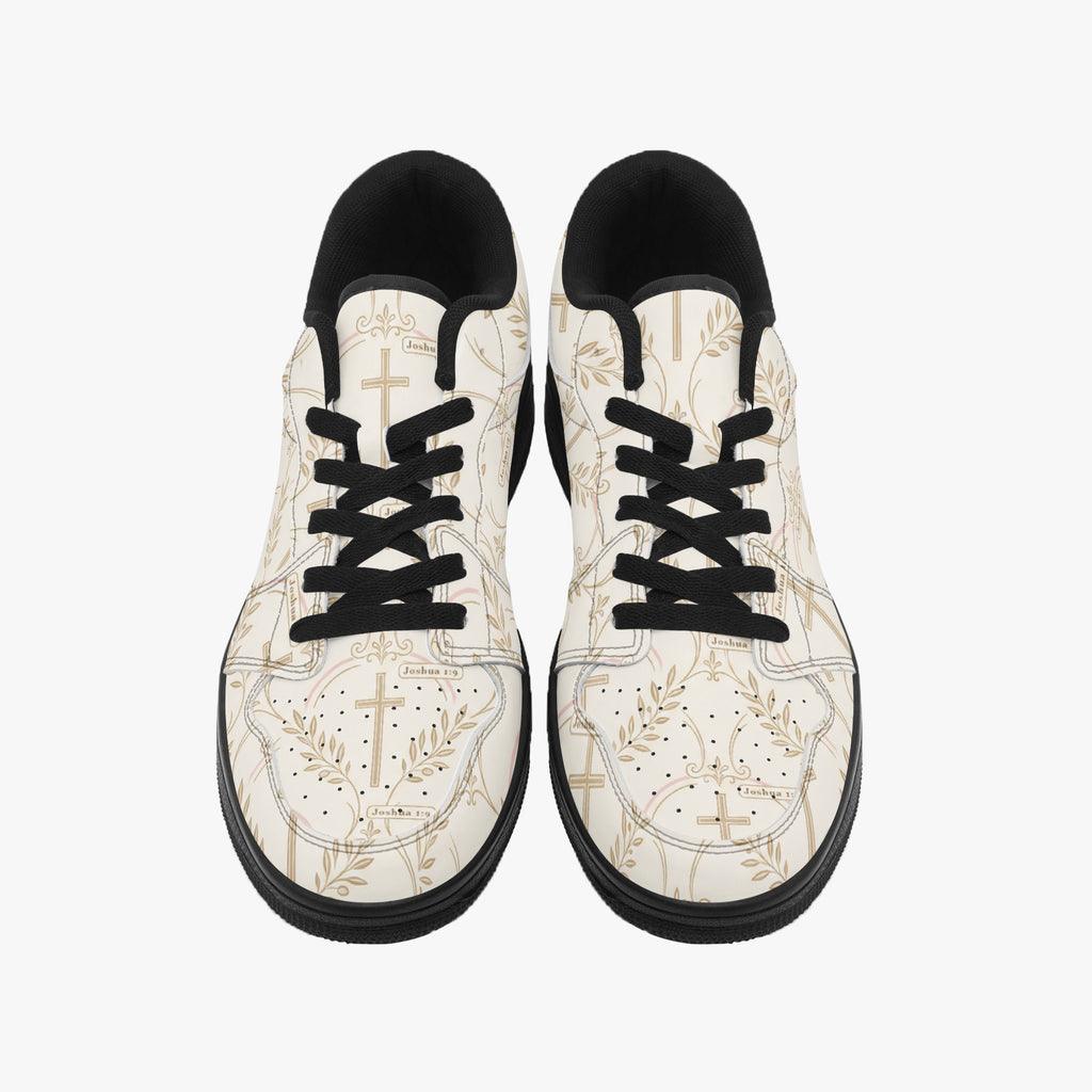 SANCTUS NOVA low-top sneaker in ivory, view 2