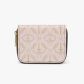 SANCTUS NOVA full-print zipper wallet in blush, view 2