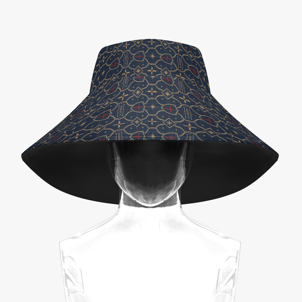 CARRY THE STANDARD bucket hat in signature black, side profile