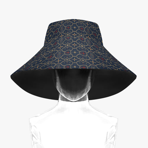 CARRY THE STANDARD bucket hat in signature black, side profile