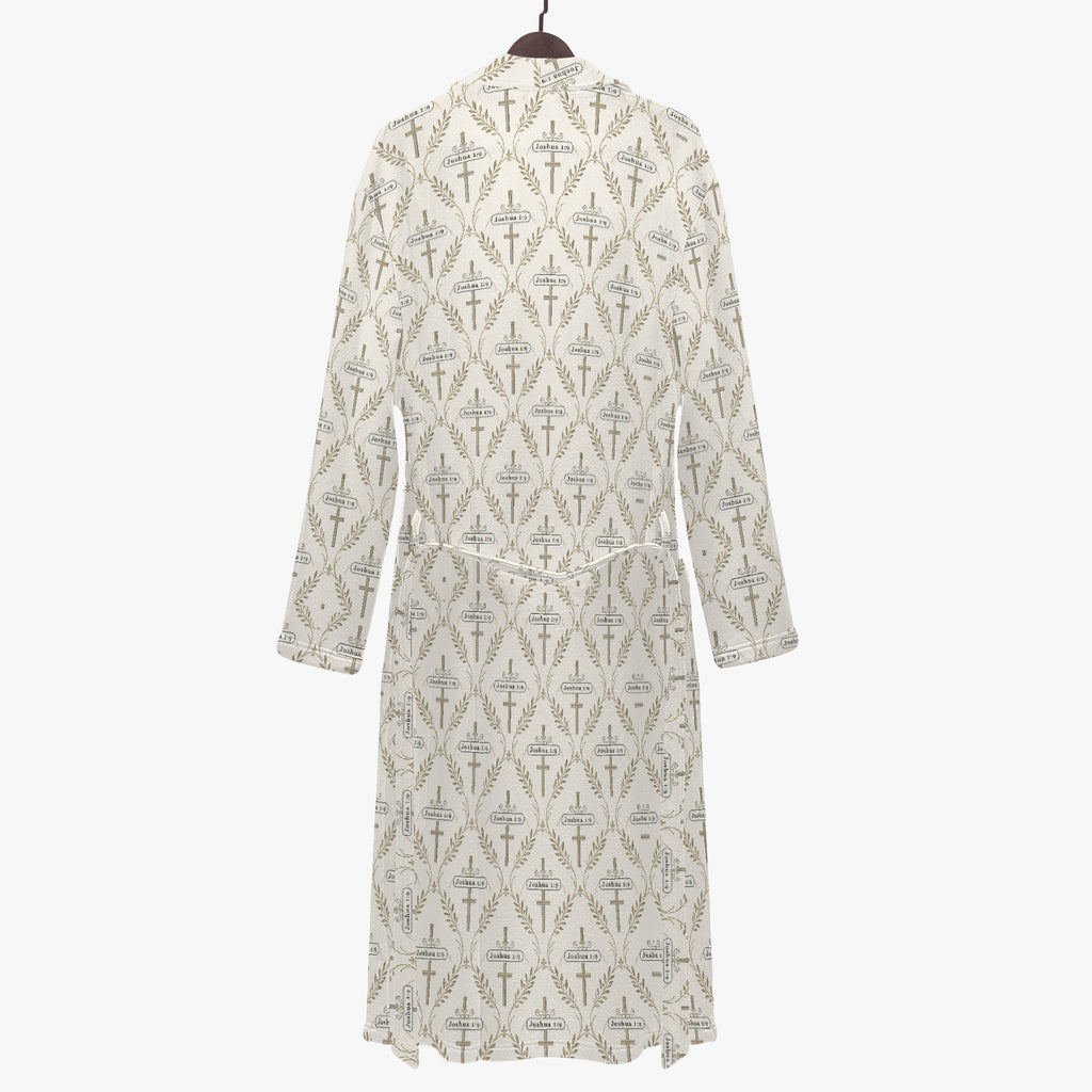 SANCTUS NOVA bathrobe in ivory, view 4