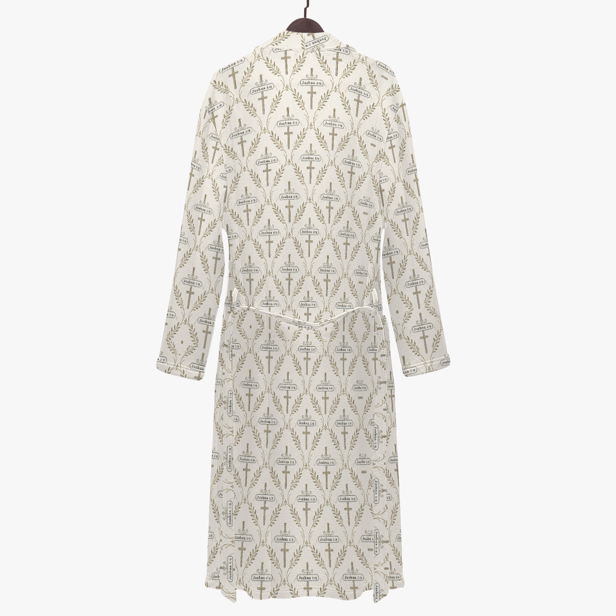 SANCTUS NOVA bathrobe in ivory, view 4