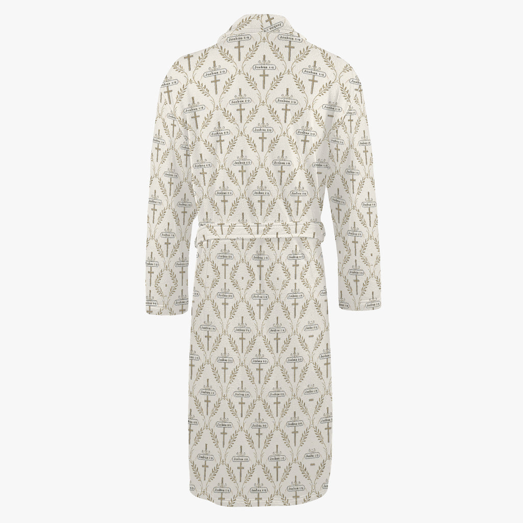 SANCTUS NOVA bathrobe in ivory, view 5