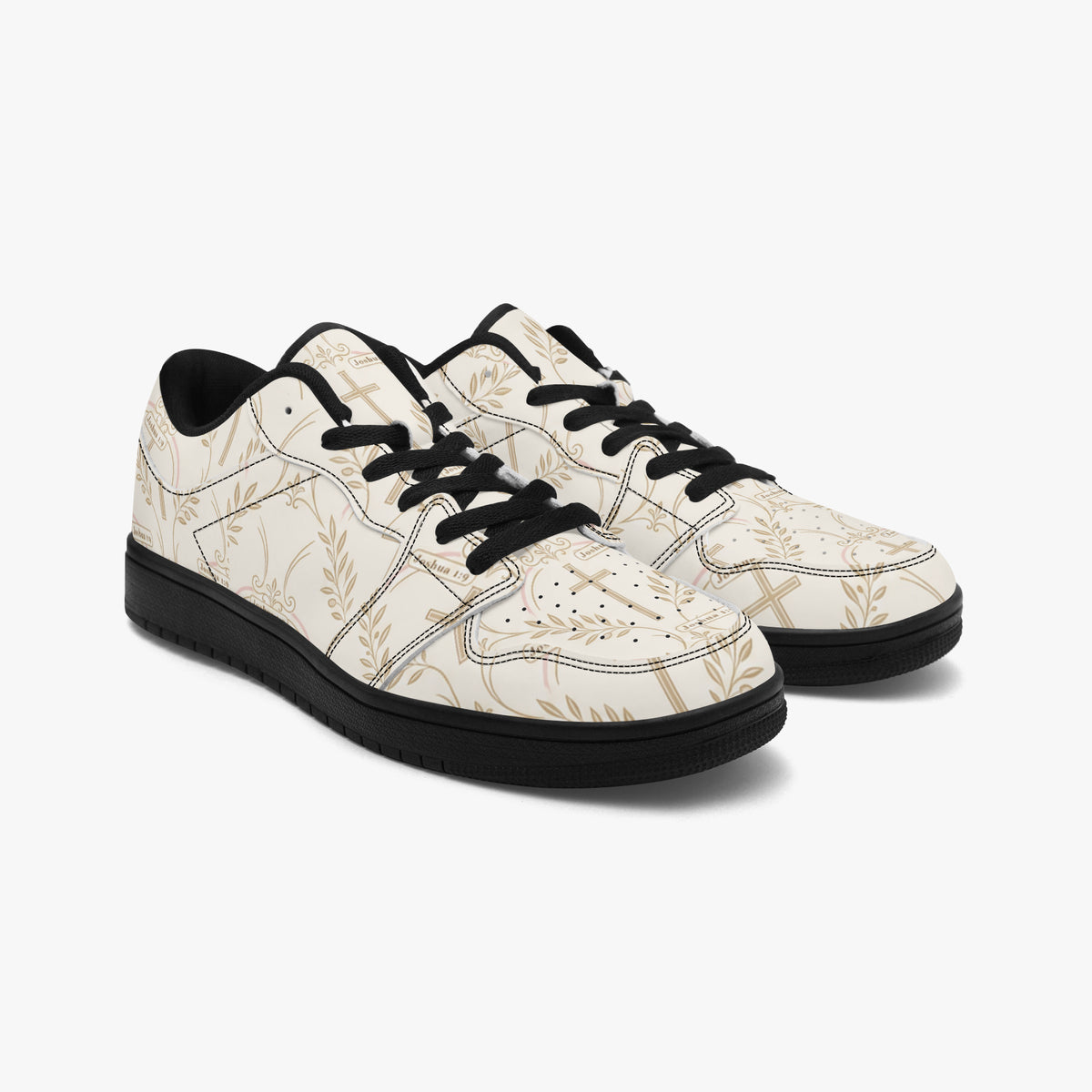 SANCTUS NOVA low-top sneaker in ivory, view 5