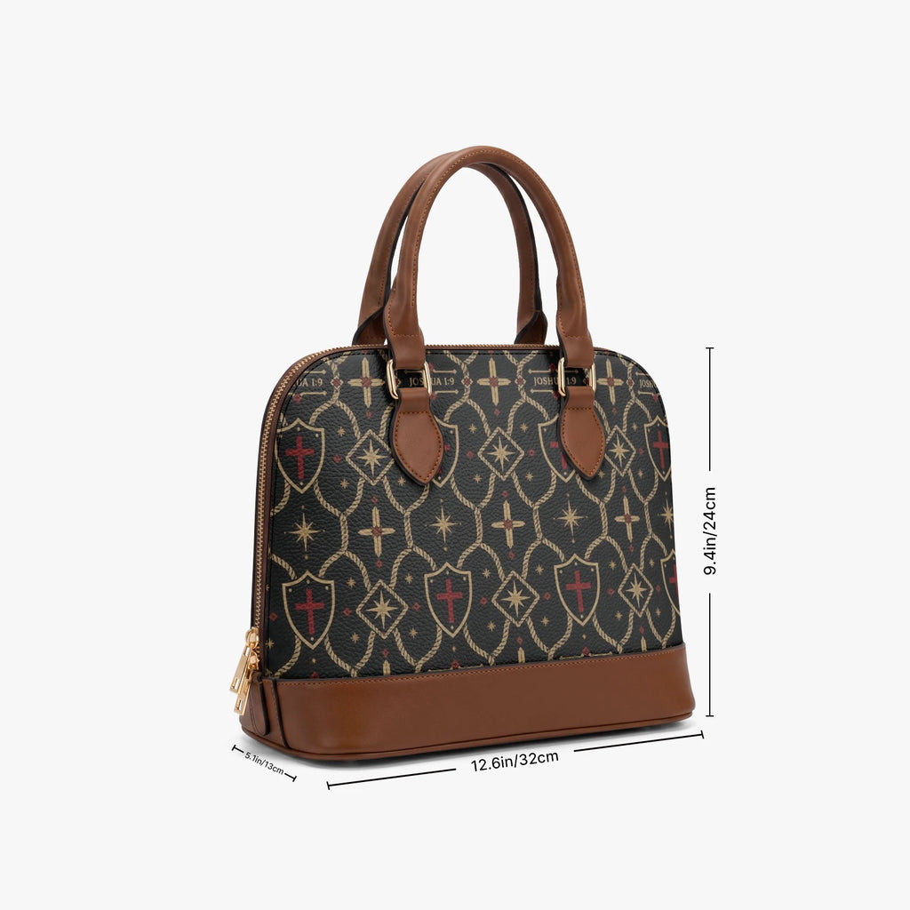CARRY THE STANDARD dome handbag — SANCTUS NOVA Standard pattern, scripture accessory, view 9