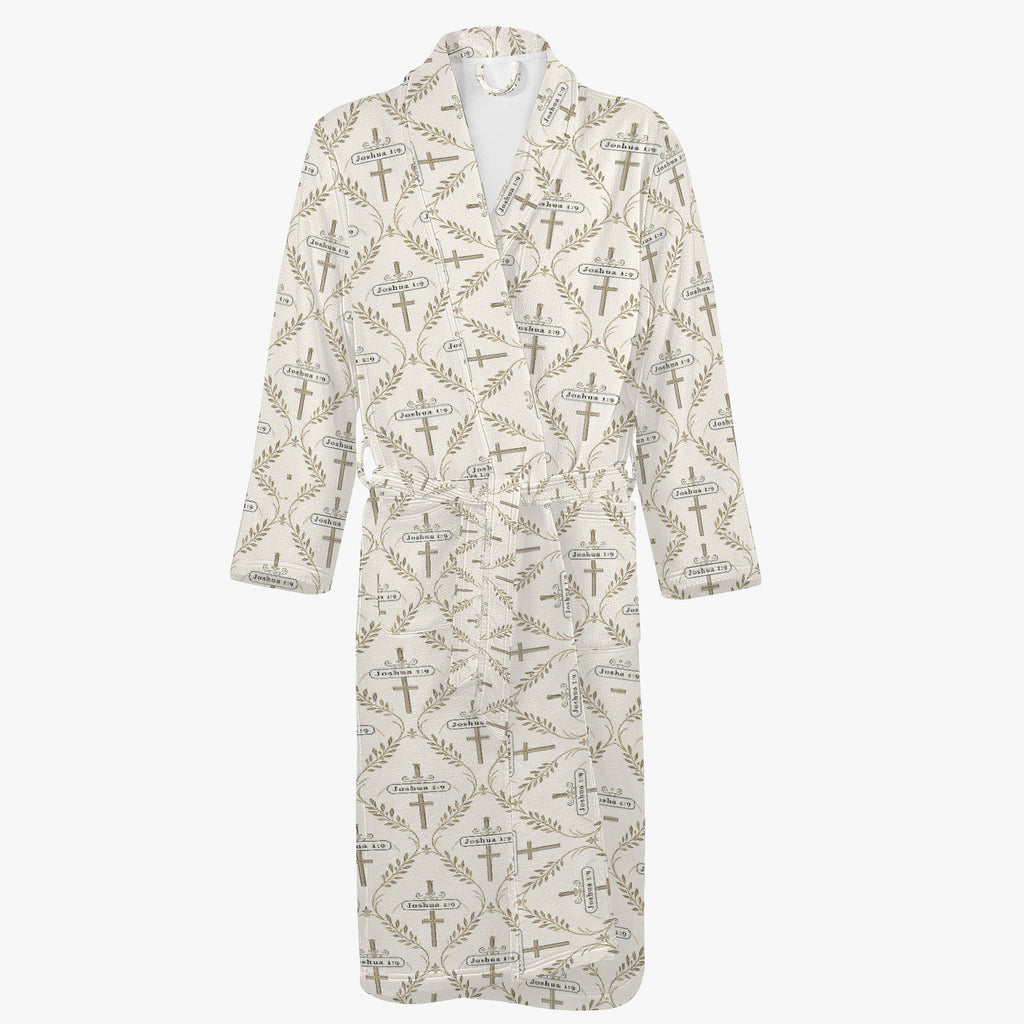 SANCTUS NOVA bathrobe in ivory, view 2