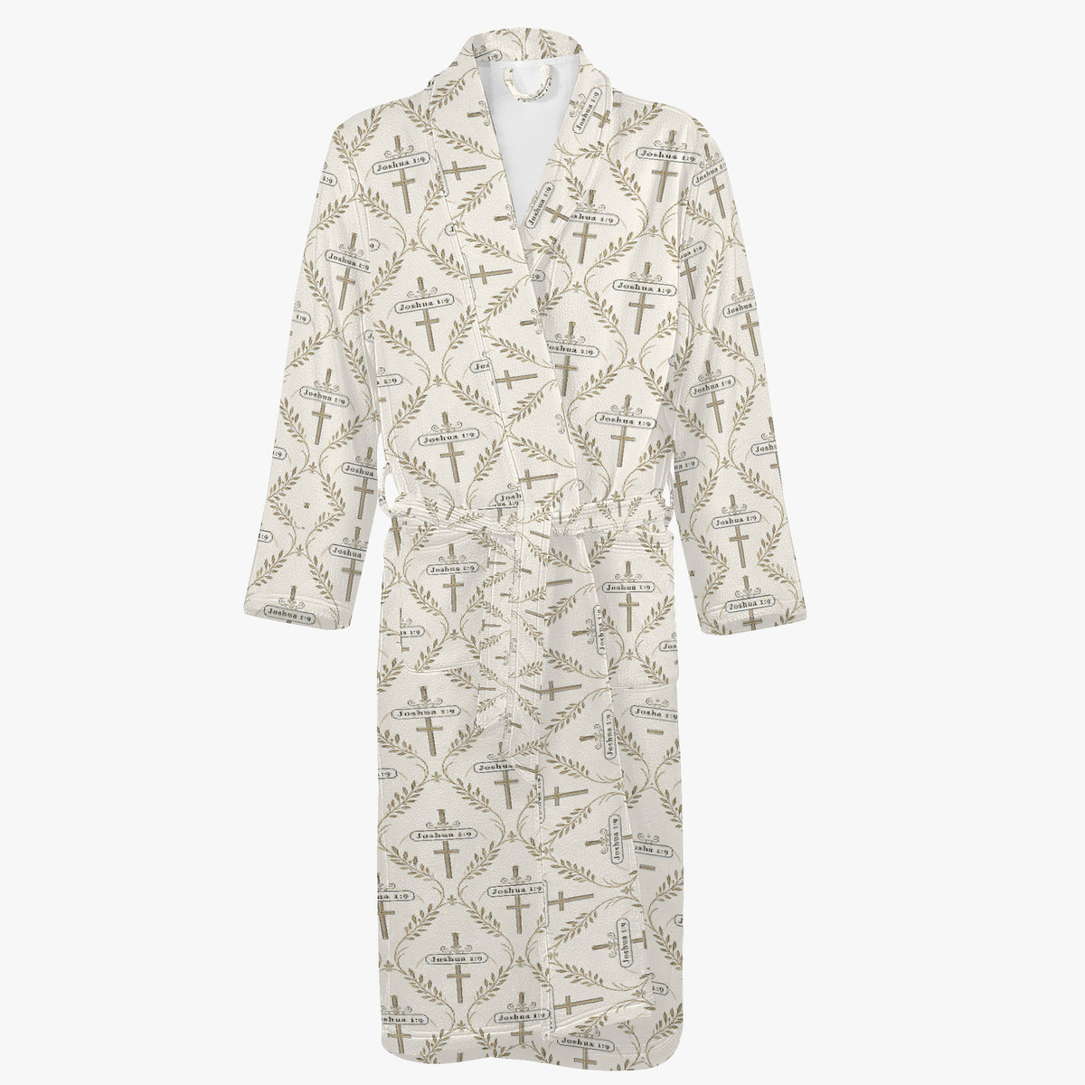 SANCTUS NOVA bathrobe in ivory, view 2