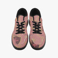 CARRY THE STANDARD low-top sneaker in rose — SANCTUS NOVA house monogram, view 2