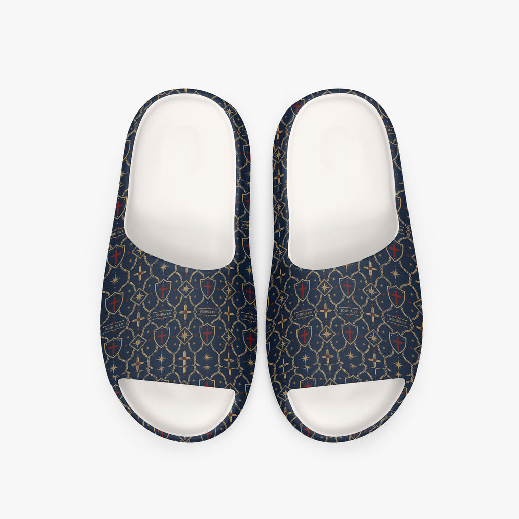 CARRY THE STANDARD slide in the royal navy monogram — SANCTUS NOVA, marked JOSHUA 1:9