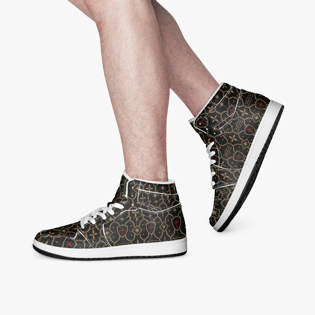 SANCTUS NOVA CARRY THE STANDARD high-top sneaker in the signature monogram, view 8