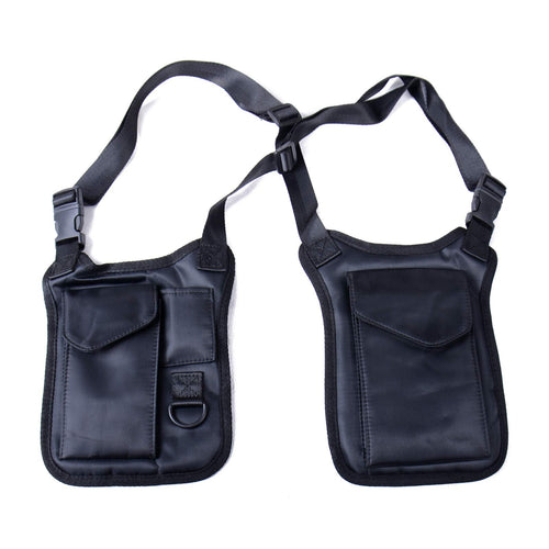 ARMORED shoulder holster — full harness laid flat