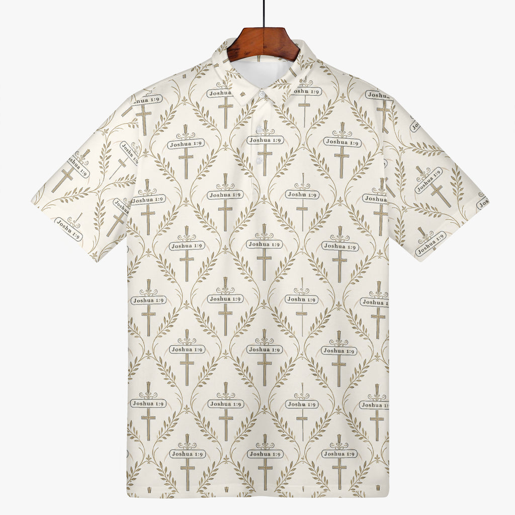 SANCTUS NOVA polo in ivory, view 4