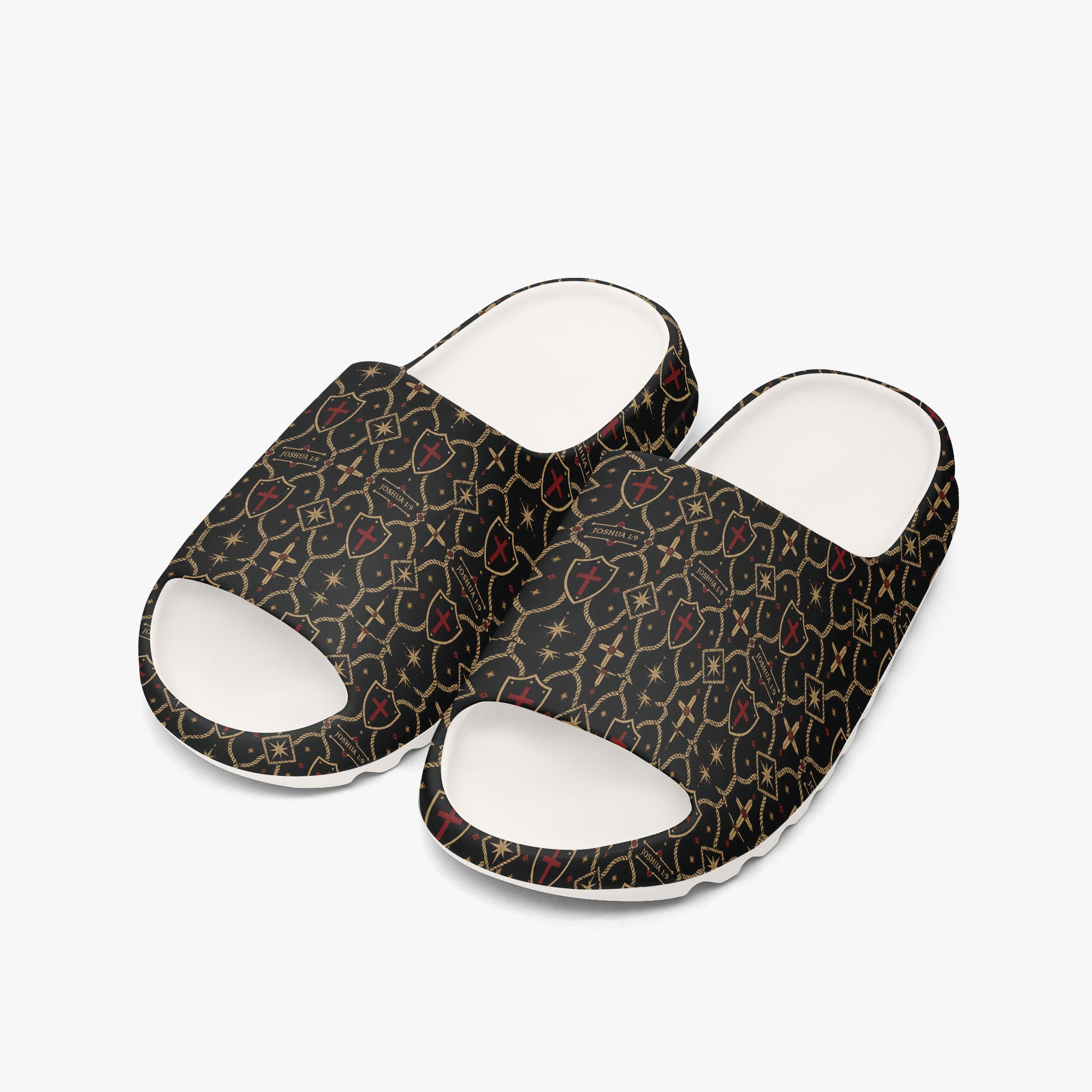 SANCTUS NOVA CARRY THE STANDARD slide in the signature monogram, side profile