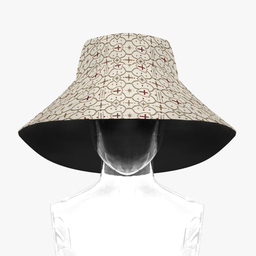 CARRY THE STANDARD bucket hat in ivory, side profile
