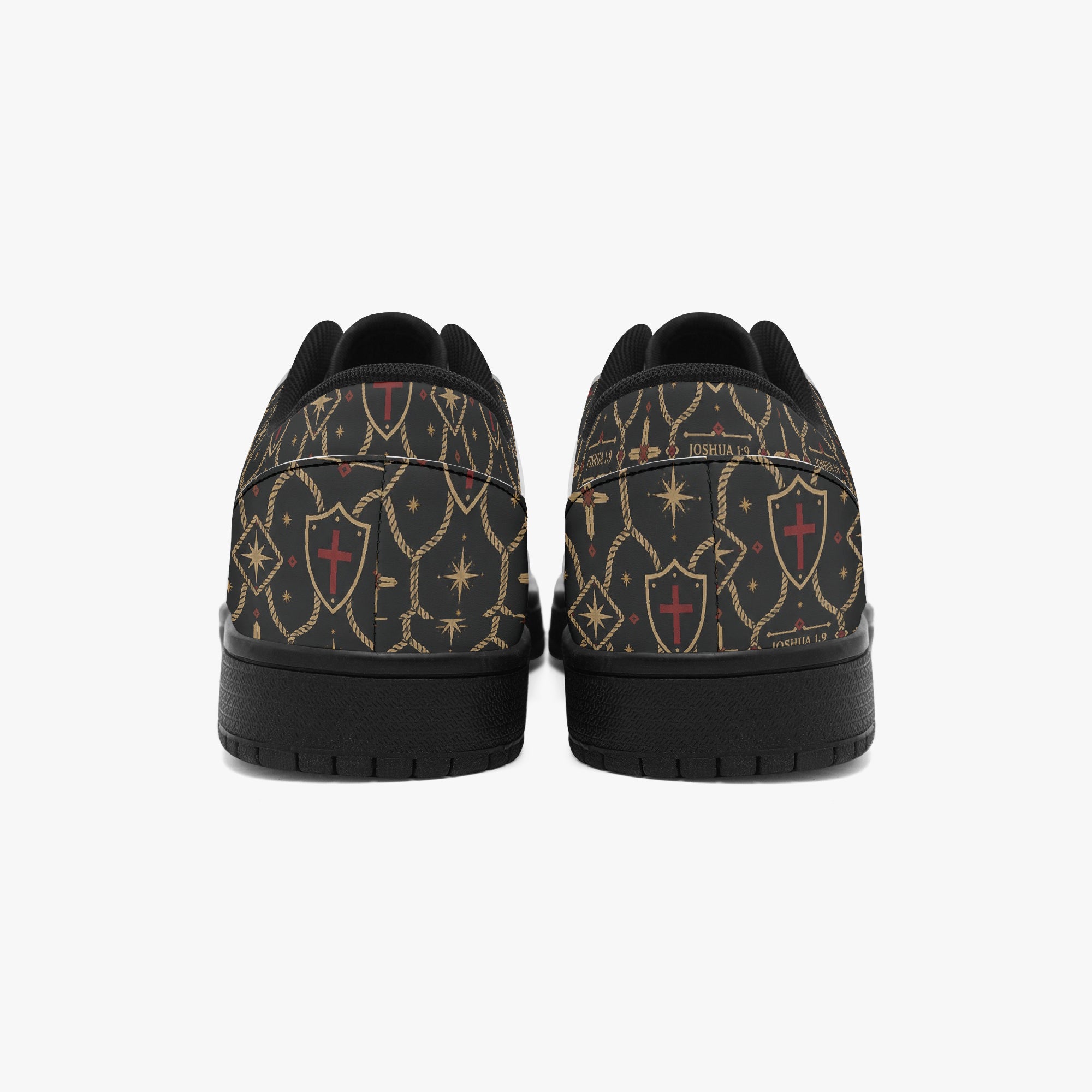 SANCTUS NOVA CARRY THE STANDARD low-top sneaker in the signature monogram, pair view