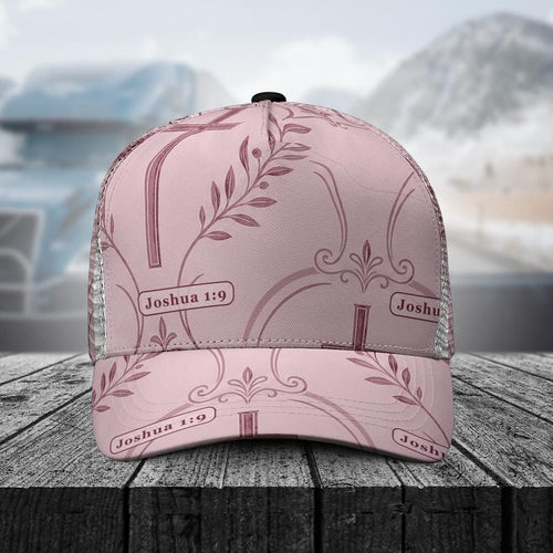 CARRY THE STANDARD Trucker Cap — Rose monogram, product view
