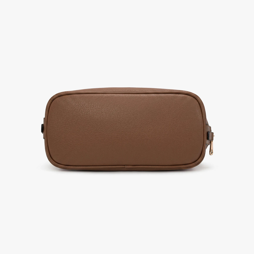 CARRY THE STANDARD dome handbag — Joshua 1:9 monogram, premium faith carry, view 11